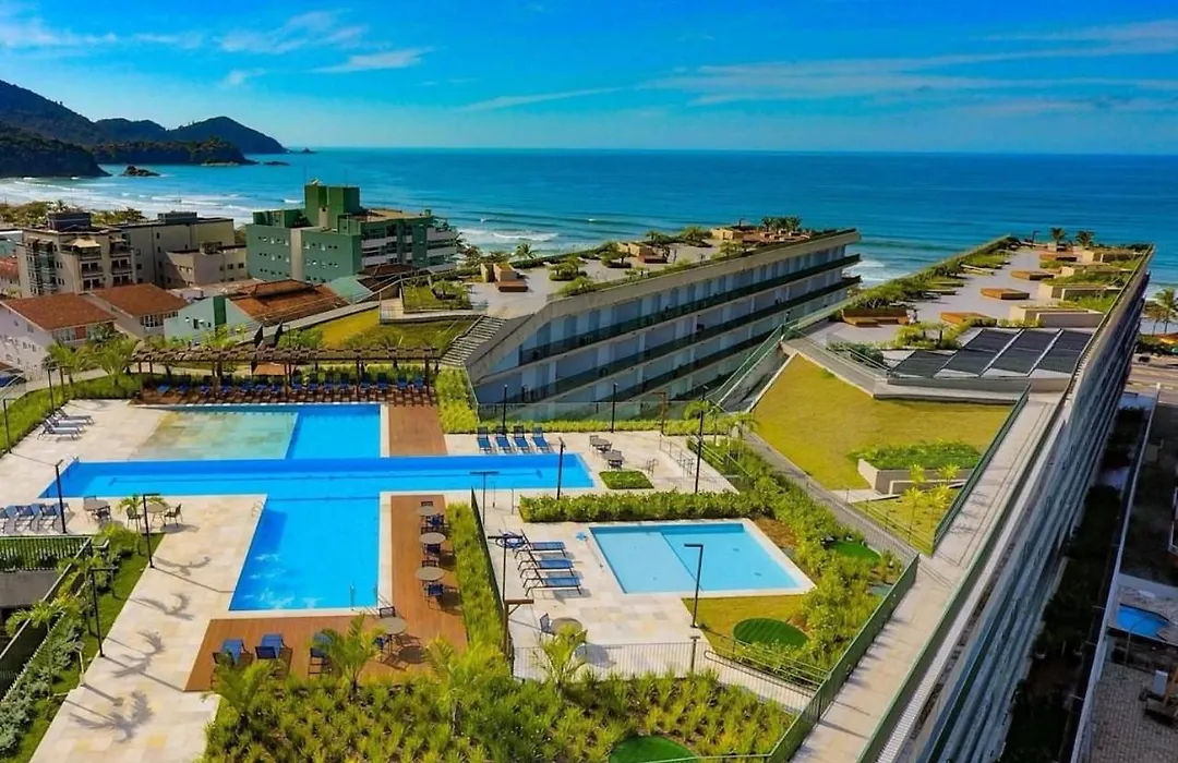 Resort frente ao mar apto 1222 DNA Praia Grande-1